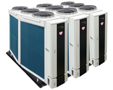 六角棱風冷變頻熱泵機組